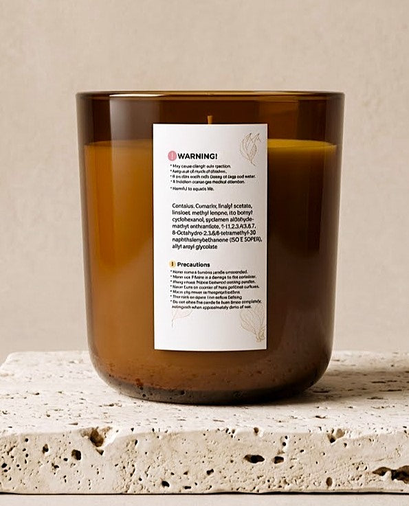 Musky Sandalwood Soy Scented Candle 200g