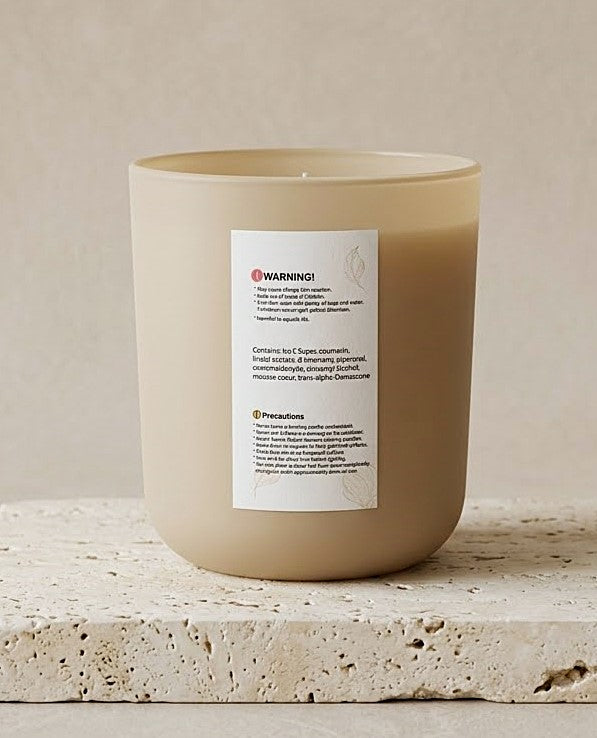 Cognac & Praline Soy Scented Candle 200g